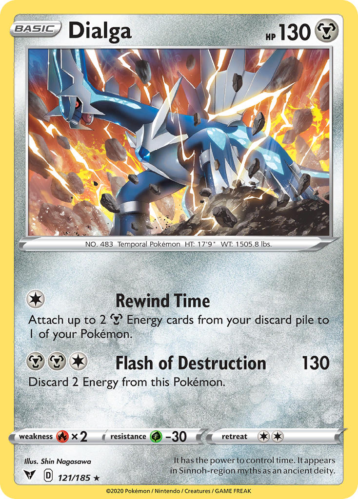 Dialga (121/185) [Sword & Shield: Vivid Voltage] | Dragon's Lair Comics and Fantasy Houston TX