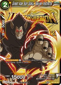 Great Ape Son Goku, Saiyan Instincts (DB1-064) [Tournament Promotion Cards] | Dragon's Lair Comics and Fantasy Houston TX