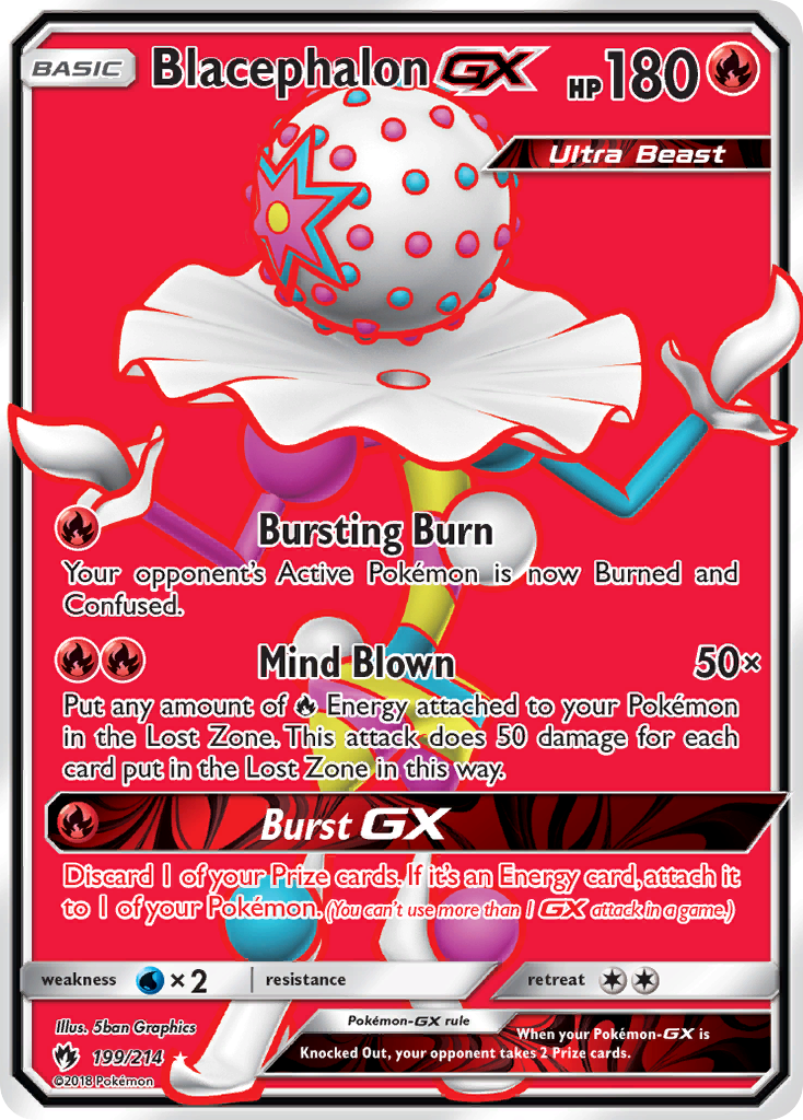 Blacephalon GX (199/214) [Sun & Moon: Lost Thunder] | Dragon's Lair Comics and Fantasy Houston TX