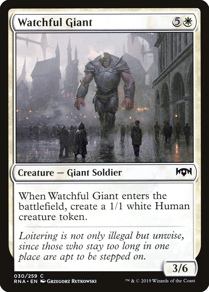 Watchful Giant [Ravnica Allegiance] | Dragon's Lair Comics and Fantasy Houston TX