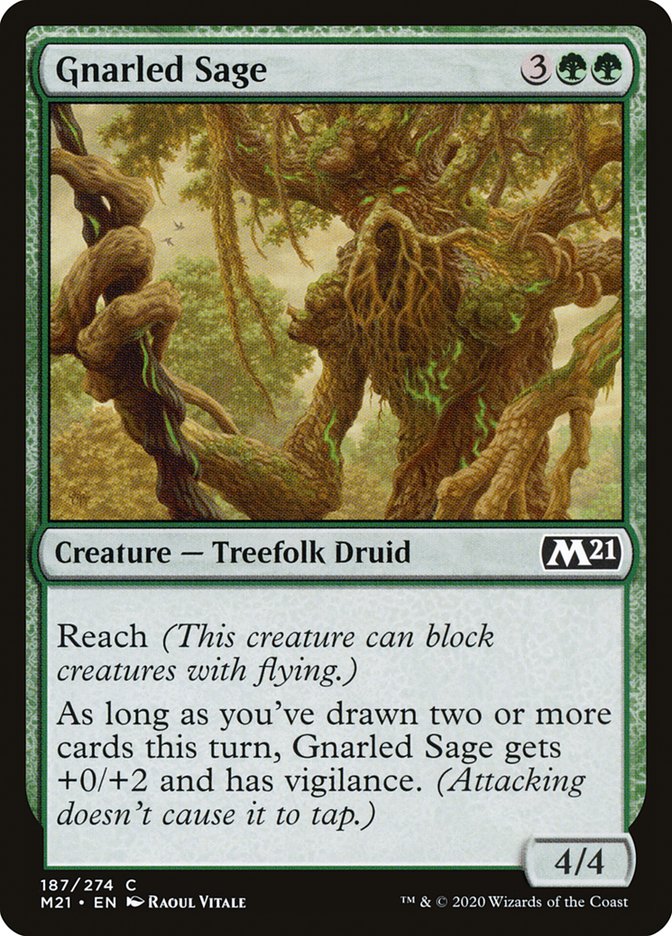 Gnarled Sage [Core Set 2021] | Dragon's Lair Comics and Fantasy Houston TX