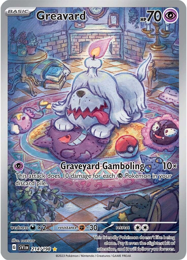 Greavard (214/198) [Scarlet & Violet: Base Set] | Dragon's Lair Comics and Fantasy Houston TX