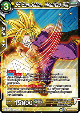 SS Son Gohan, Inherited Will (BT17-096) [Ultimate Squad] | Dragon's Lair Comics and Fantasy Houston TX