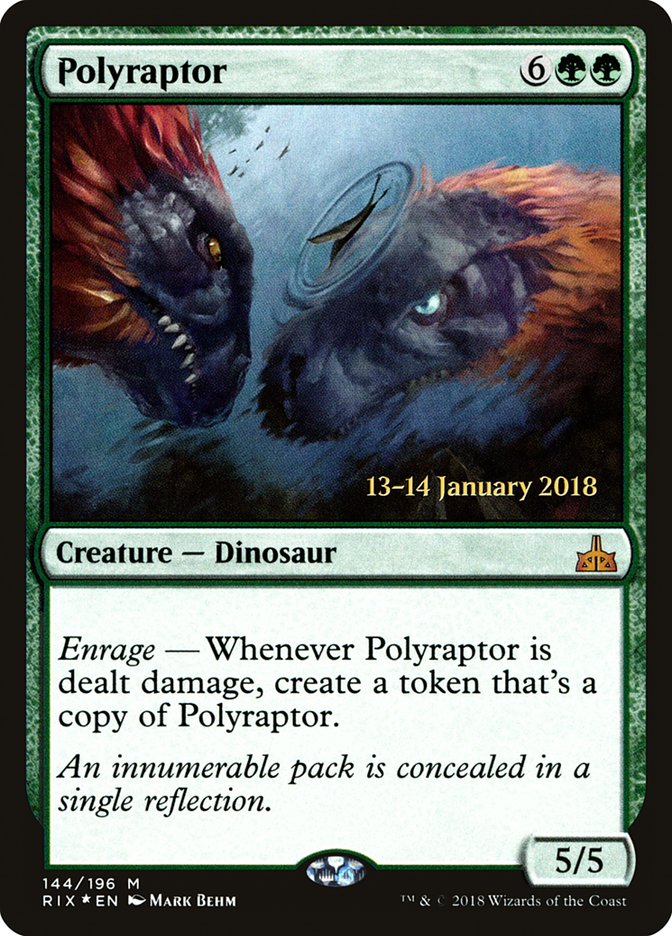 Polyraptor [Rivals of Ixalan Prerelease Promos] | Dragon's Lair Comics and Fantasy Houston TX