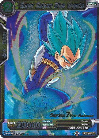 Super Saiyan Blue Vegeta (BT7-076_PR) [Assault of the Saiyans Prerelease Promos] | Dragon's Lair Comics and Fantasy Houston TX