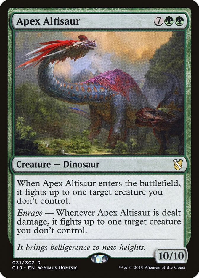 Apex Altisaur [Commander 2019] | Dragon's Lair Comics and Fantasy Houston TX