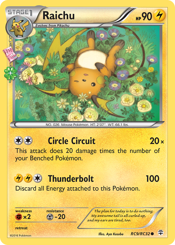 Raichu (RC9/RC32) [XY: Generations] | Dragon's Lair Comics and Fantasy Houston TX