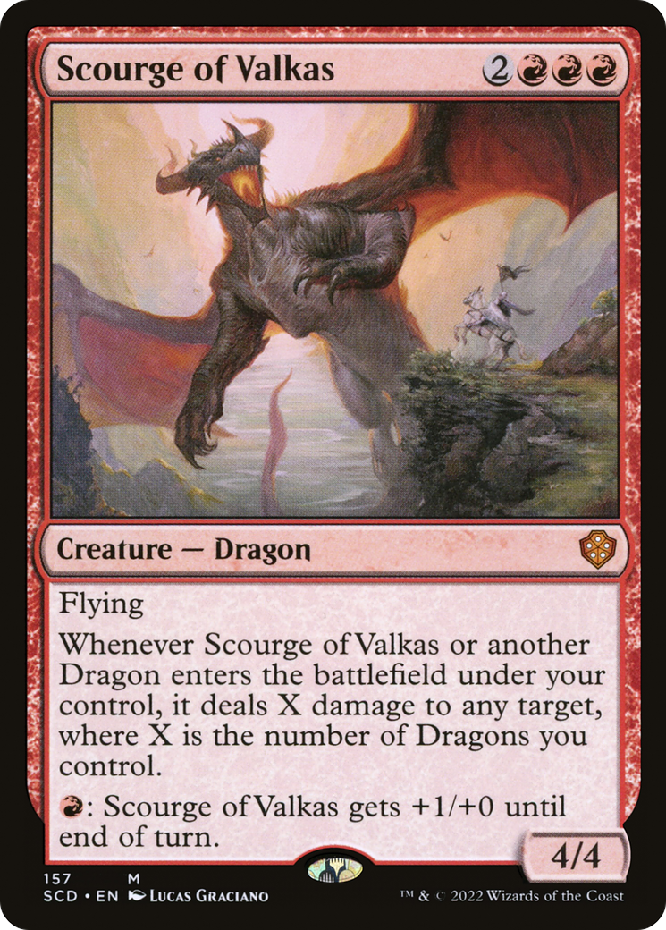 Scourge of Valkas [Starter Commander Decks] | Dragon's Lair Comics and Fantasy Houston TX