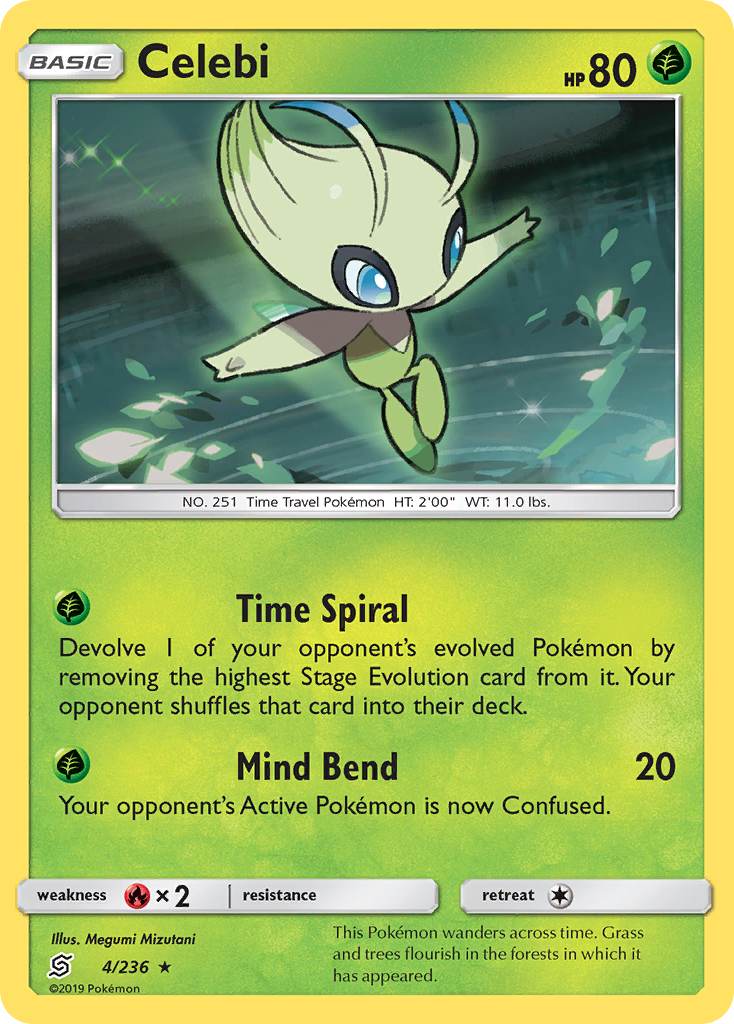 Celebi (4/236) [Sun & Moon: Unified Minds] | Dragon's Lair Comics and Fantasy Houston TX