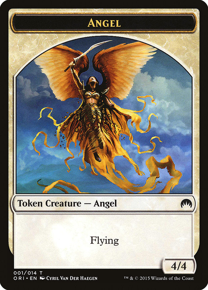 Angel Token [Magic Origins Tokens] | Dragon's Lair Comics and Fantasy Houston TX