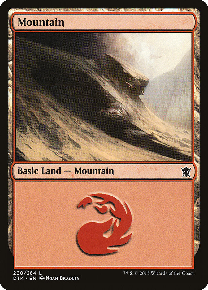 Mountain (260) [Dragons of Tarkir] | Dragon's Lair Comics and Fantasy Houston TX