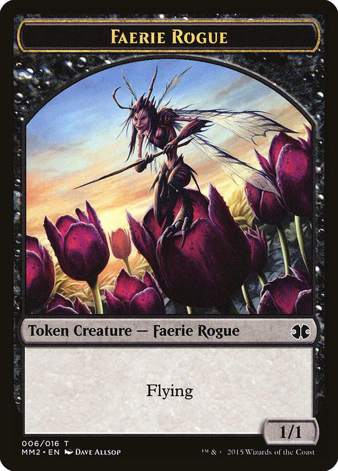 Faerie Rogue Token [Modern Masters 2015 Tokens] | Dragon's Lair Comics and Fantasy Houston TX