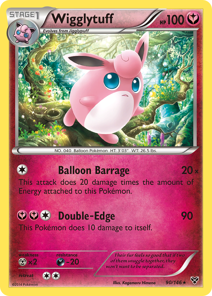 Wigglytuff (90/146) [XY: Base Set] | Dragon's Lair Comics and Fantasy Houston TX