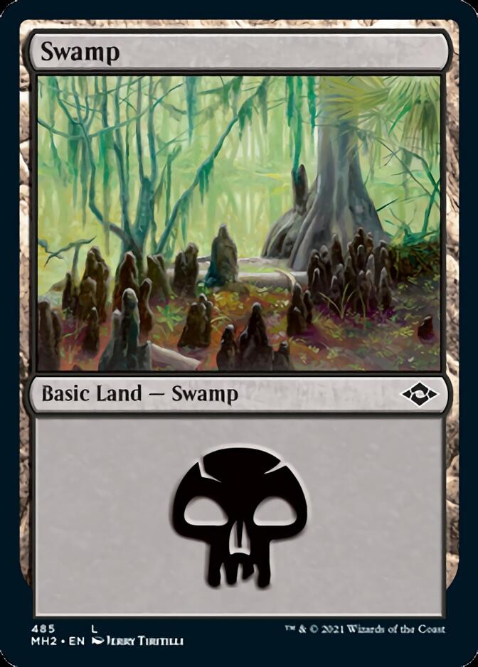 Swamp (485) (Foil Etched) [Modern Horizons 2] | Dragon's Lair Comics and Fantasy Houston TX