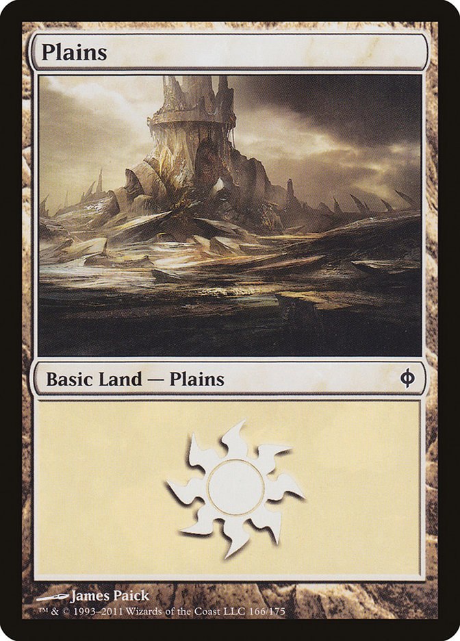 Plains (166) [New Phyrexia] | Dragon's Lair Comics and Fantasy Houston TX