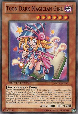 Toon Dark Magician Girl [GLD4-EN015] Common | Dragon's Lair Comics and Fantasy Houston TX