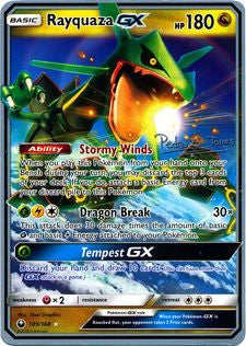 Rayquaza GX (109/168) (Dragones y Sombras - Pedro Eugenio Torres) [World Championships 2018] | Dragon's Lair Comics and Fantasy Houston TX