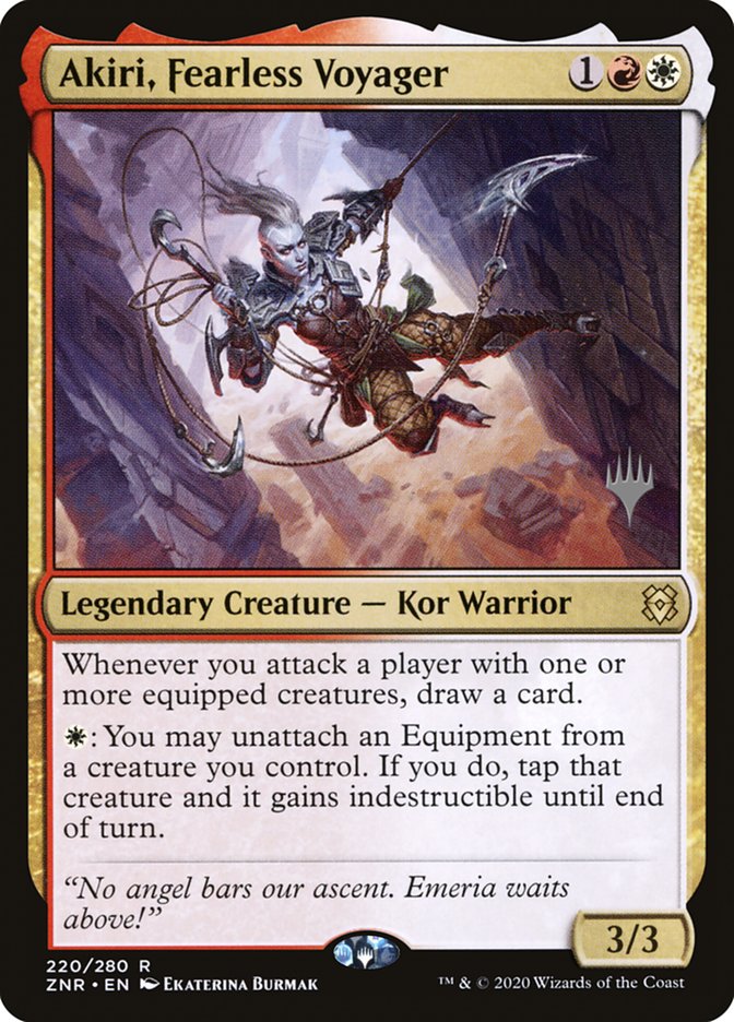 Akiri, Fearless Voyager (Promo Pack) [Zendikar Rising Promos] | Dragon's Lair Comics and Fantasy Houston TX