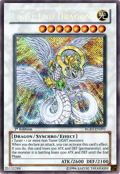 Light End Dragon [RGBT-EN091] Secret Rare | Dragon's Lair Comics and Fantasy Houston TX