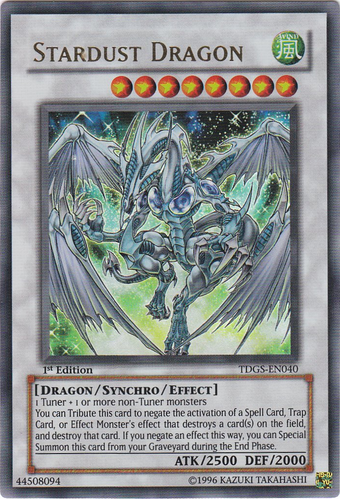 Stardust Dragon [TDGS-EN040] Ultra Rare | Dragon's Lair Comics and Fantasy Houston TX