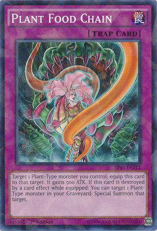 Plant Food Chain [BP03-EN212] Shatterfoil Rare | Dragon's Lair Comics and Fantasy Houston TX