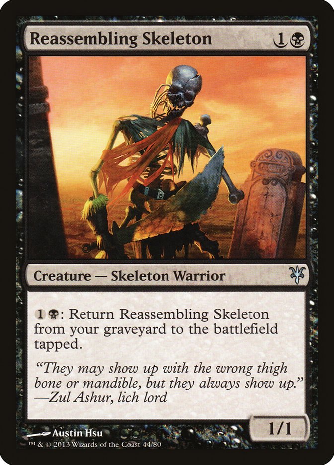 Reassembling Skeleton [Duel Decks: Sorin vs. Tibalt] | Dragon's Lair Comics and Fantasy Houston TX