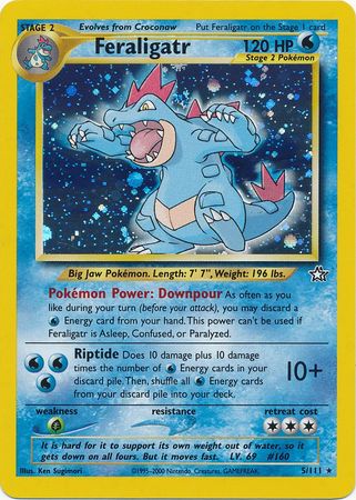 Feraligatr (5/111) [Neo Genesis Unlimited] | Dragon's Lair Comics and Fantasy Houston TX