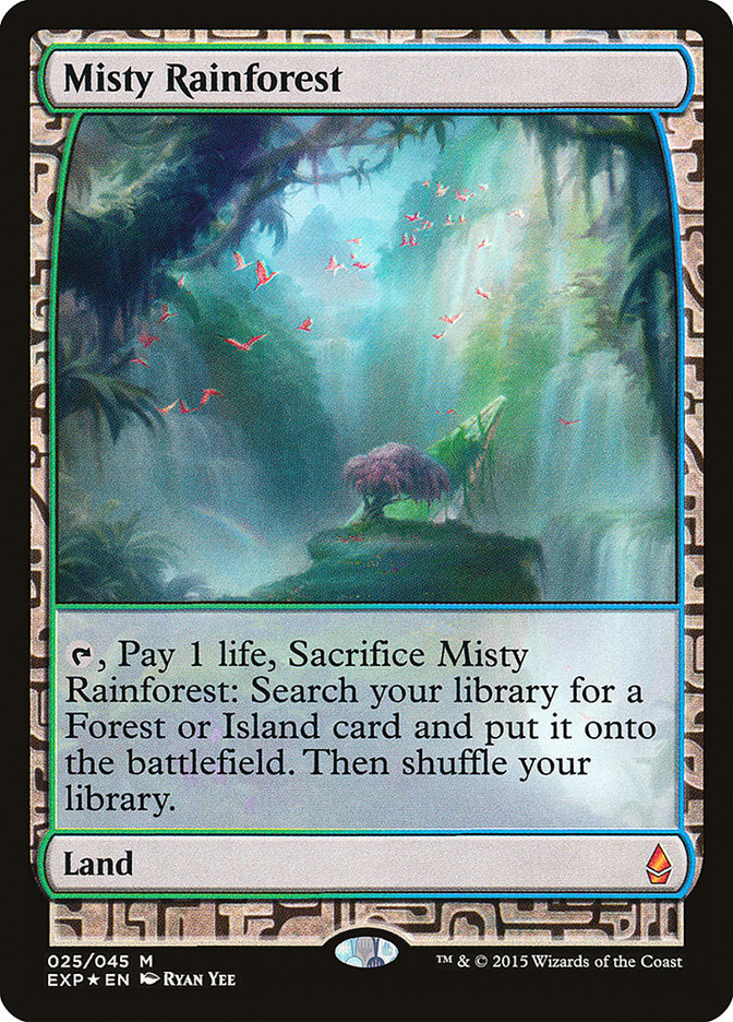 Misty Rainforest [Zendikar Expeditions] | Dragon's Lair Comics and Fantasy Houston TX