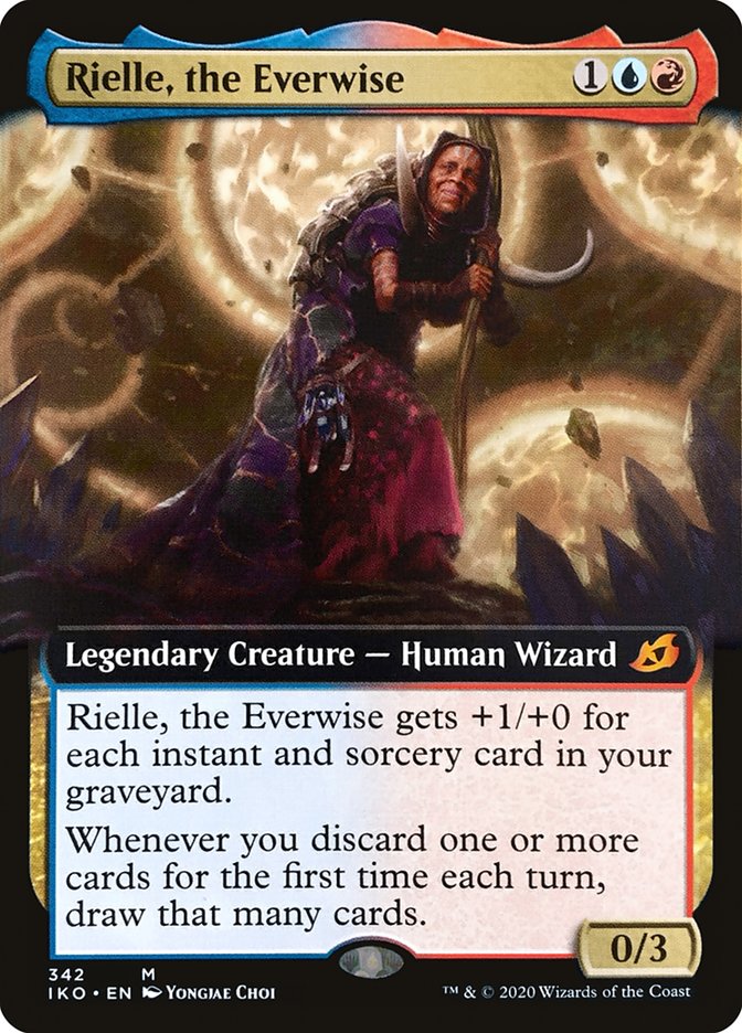 Rielle, the Everwise (Extended Art) [Ikoria: Lair of Behemoths] | Dragon's Lair Comics and Fantasy Houston TX