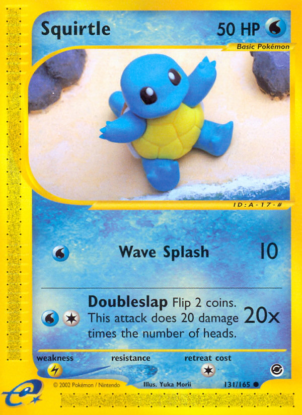 Squirtle (131/165) [Expedition: Base Set] | Dragon's Lair Comics and Fantasy Houston TX