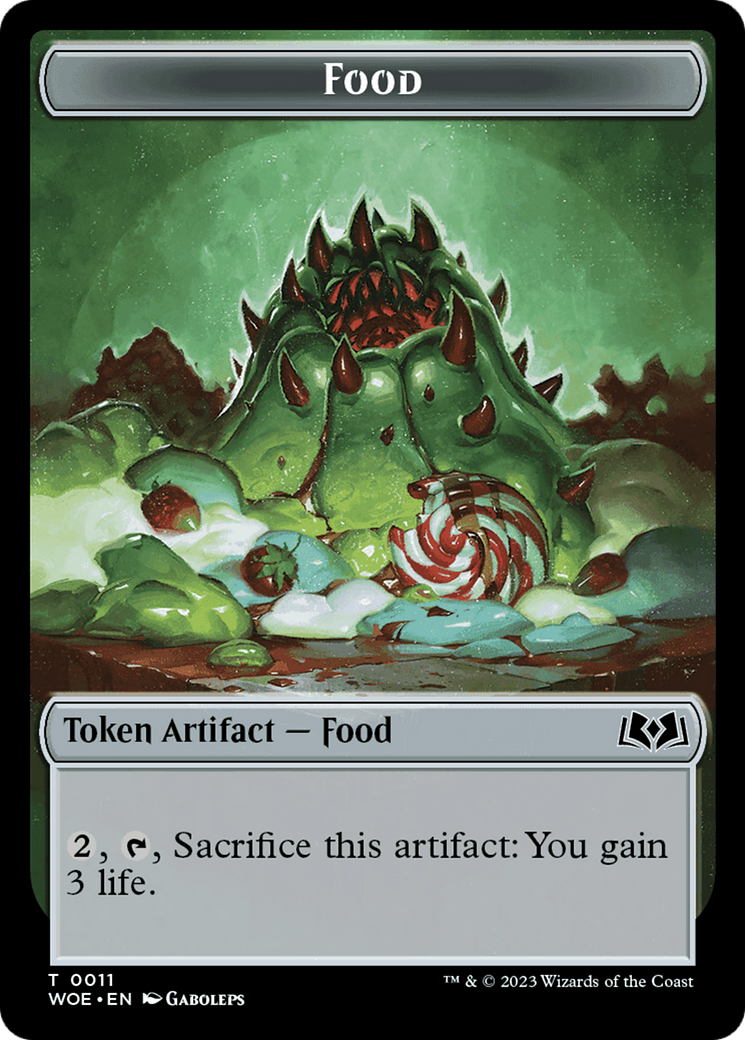 Food (0011) Token [Wilds of Eldraine Tokens] | Dragon's Lair Comics and Fantasy Houston TX