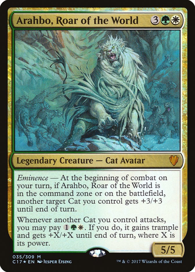 Arahbo, Roar of the World [Commander 2017] | Dragon's Lair Comics and Fantasy Houston TX