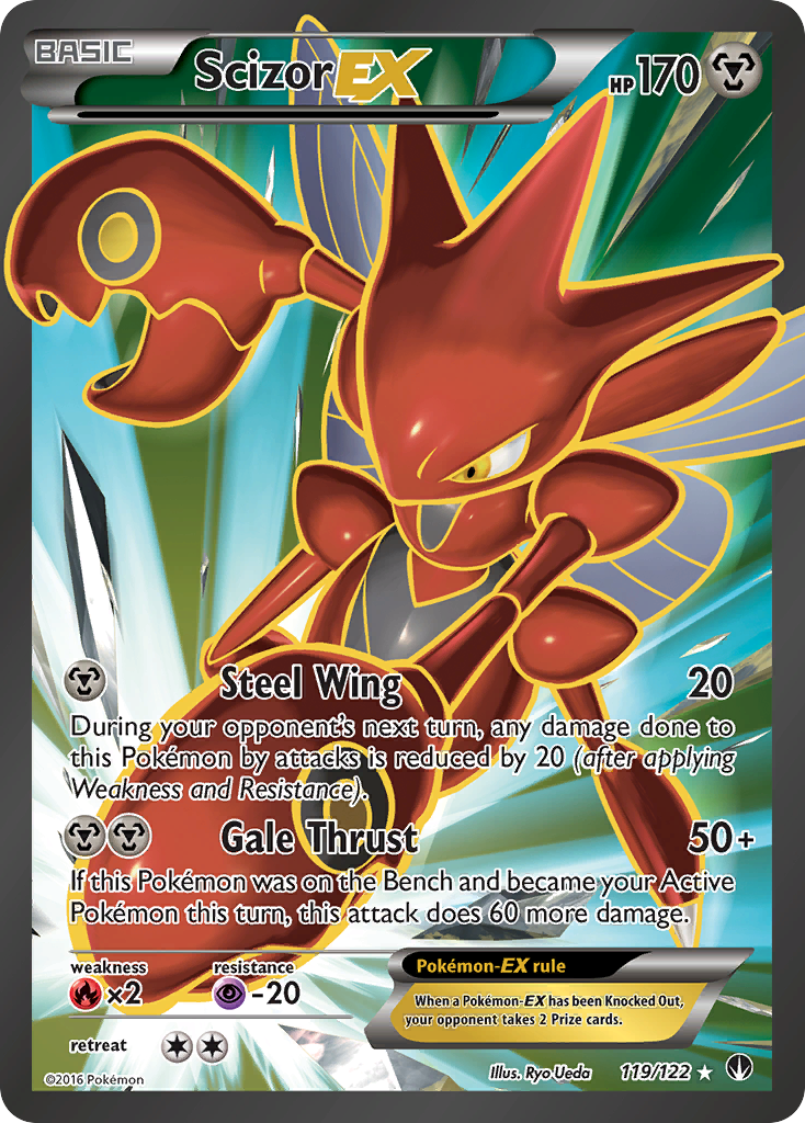 Scizor EX (119/122) [XY: BREAKpoint] | Dragon's Lair Comics and Fantasy Houston TX