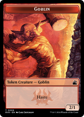 Goblin (0008) // Goblin (0009) Double-Sided Token [Ravnica Remastered Tokens] | Dragon's Lair Comics and Fantasy Houston TX