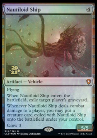 Nautiloid Ship [Commander Legends: Battle for Baldur's Gate Prerelease Promos] | Dragon's Lair Comics and Fantasy Houston TX