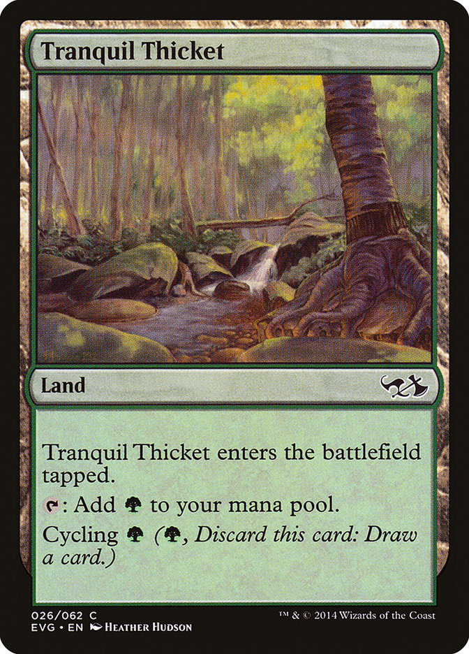 Tranquil Thicket (Elves vs. Goblins) [Duel Decks Anthology] | Dragon's Lair Comics and Fantasy Houston TX