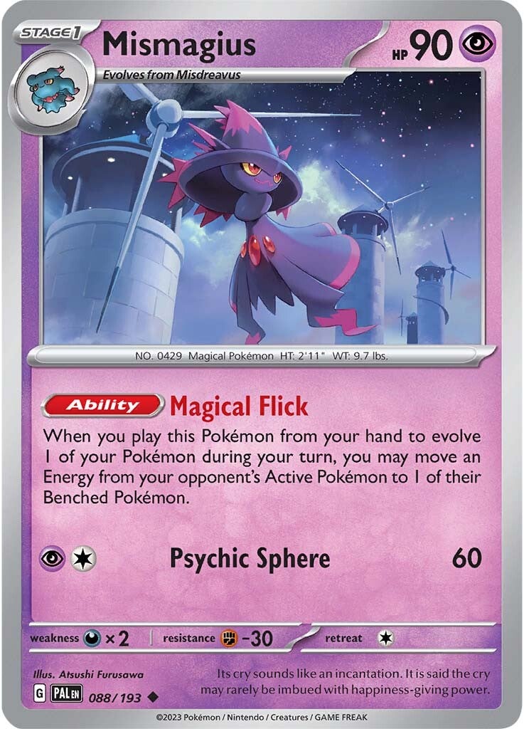 Mismagius (088/193) [Scarlet & Violet: Paldea Evolved] | Dragon's Lair Comics and Fantasy Houston TX