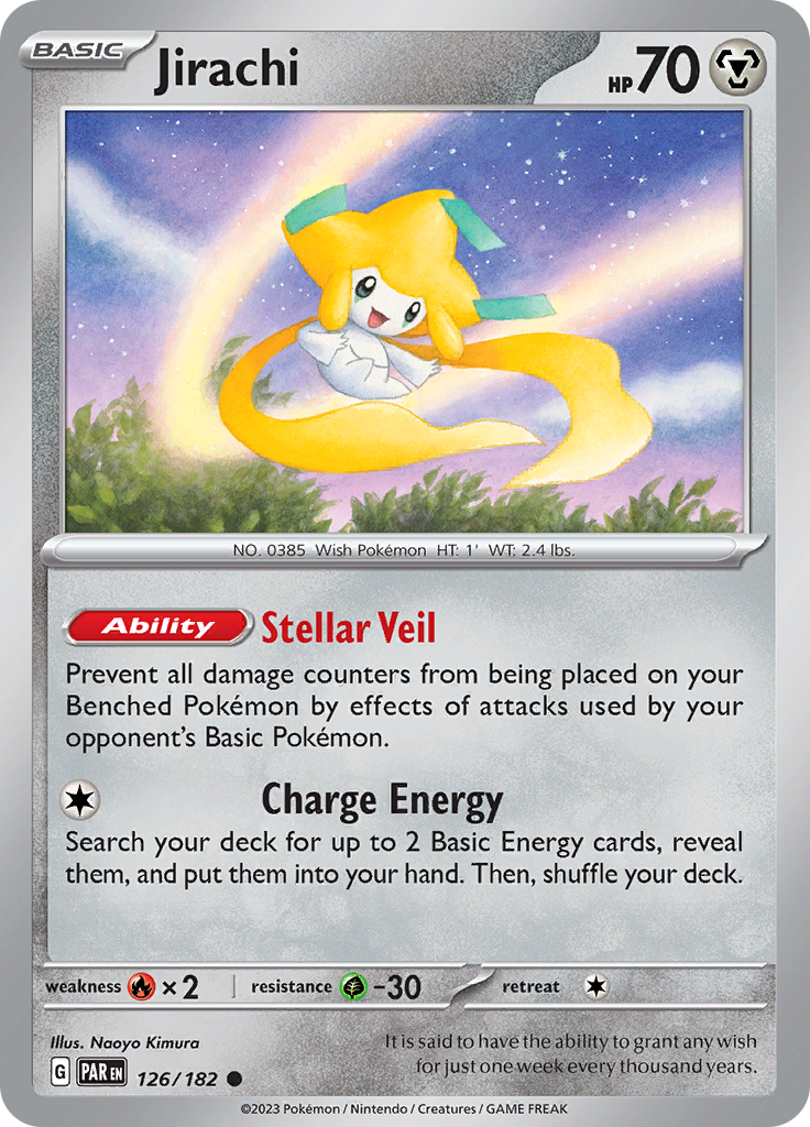 Jirachi (126/182) [Scarlet & Violet: Paradox Rift] | Dragon's Lair Comics and Fantasy Houston TX