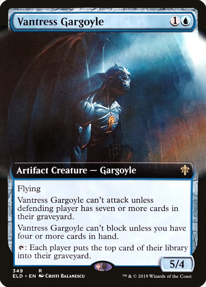 Vantress Gargoyle (Extended Art) [Throne of Eldraine] | Dragon's Lair Comics and Fantasy Houston TX