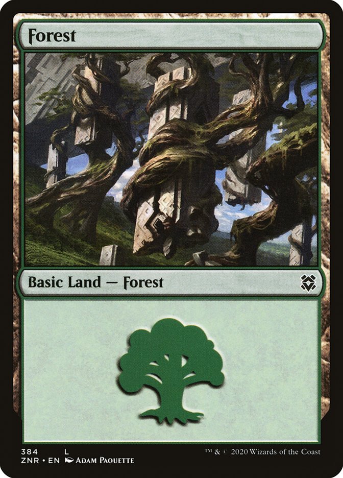 Forest (384) [Zendikar Rising] | Dragon's Lair Comics and Fantasy Houston TX