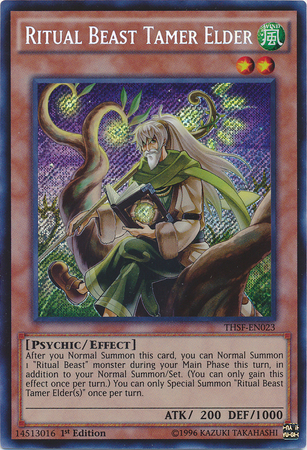 Ritual Beast Tamer Elder [THSF-EN023] Secret Rare | Dragon's Lair Comics and Fantasy Houston TX