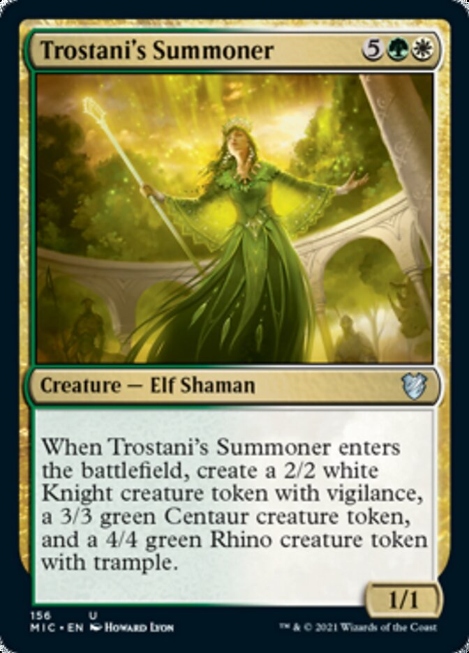 Trostani's Summoner [Innistrad: Midnight Hunt Commander] | Dragon's Lair Comics and Fantasy Houston TX