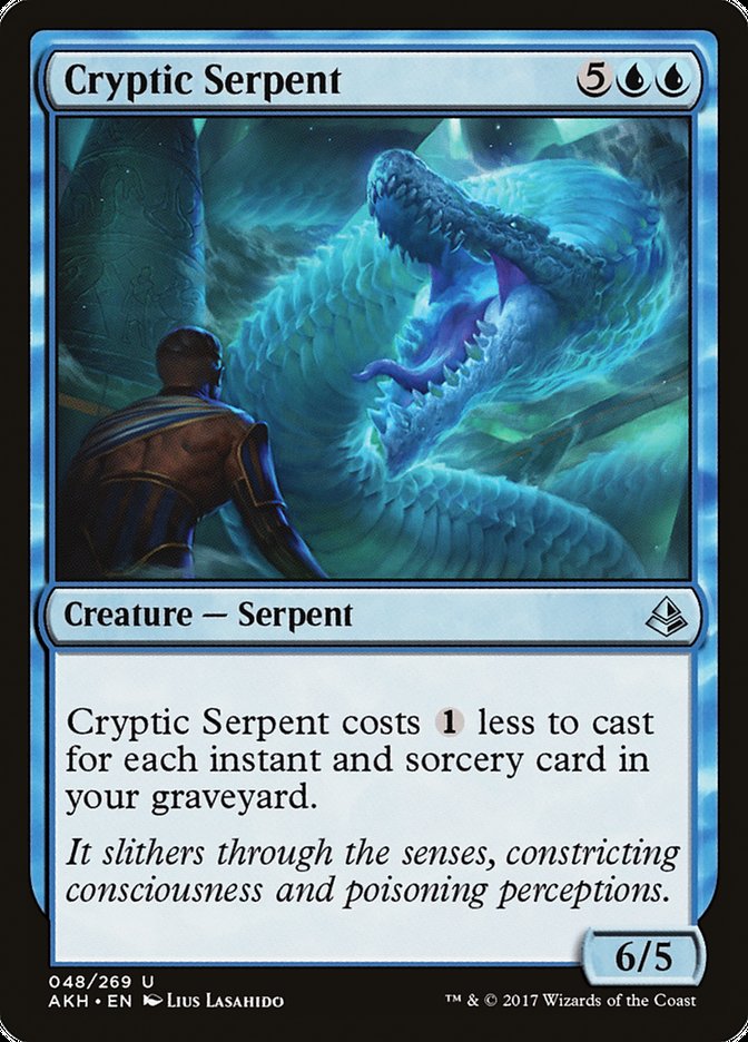 Cryptic Serpent [Amonkhet] | Dragon's Lair Comics and Fantasy Houston TX