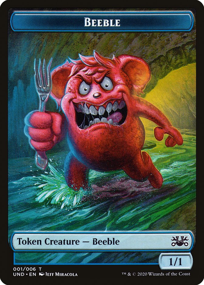 Beeble // Dragon Double-Sided Token [Unsanctioned Tokens] | Dragon's Lair Comics and Fantasy Houston TX