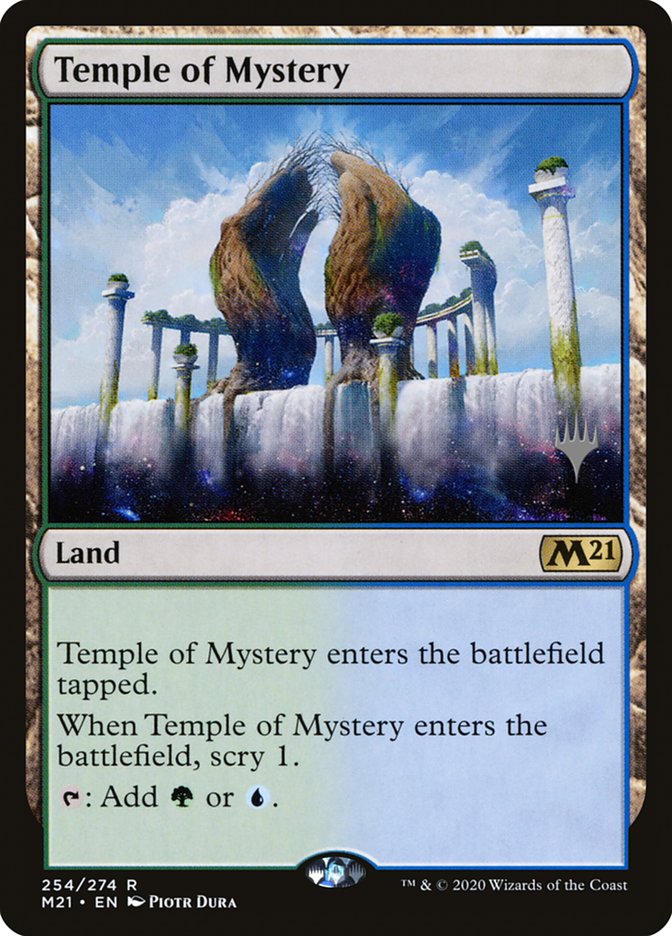 Temple of Mystery (Promo Pack) [Core Set 2021 Promos] | Dragon's Lair Comics and Fantasy Houston TX