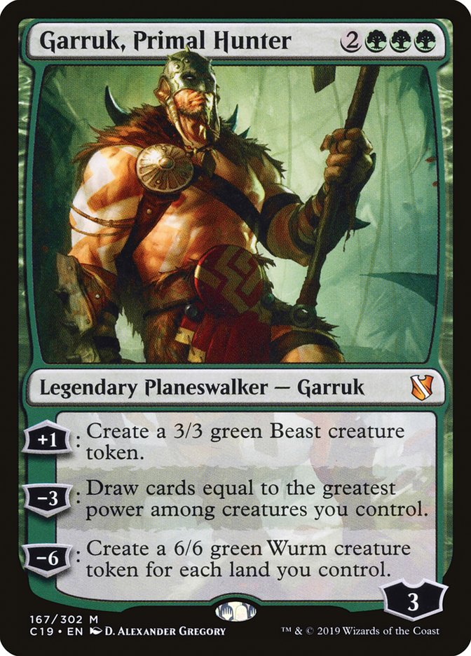 Garruk, Primal Hunter [Commander 2019] | Dragon's Lair Comics and Fantasy Houston TX