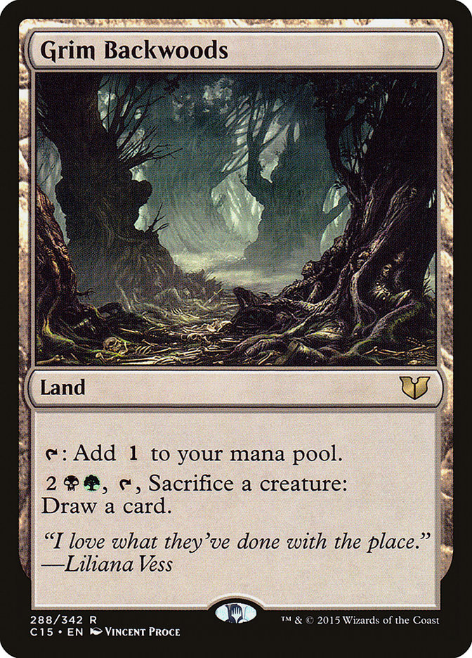 Grim Backwoods [Commander 2015] | Dragon's Lair Comics and Fantasy Houston TX