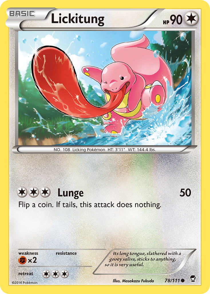 Lickitung (78/111) [XY: Furious Fists] | Dragon's Lair Comics and Fantasy Houston TX