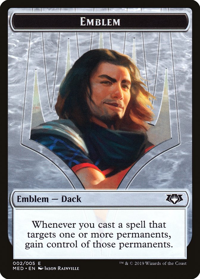 Dack Fayden Emblem [Mythic Edition Tokens] | Dragon's Lair Comics and Fantasy Houston TX