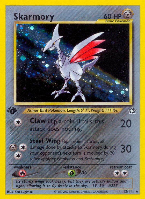 Skarmory (13/111) [Neo Genesis 1st Edition] | Dragon's Lair Comics and Fantasy Houston TX